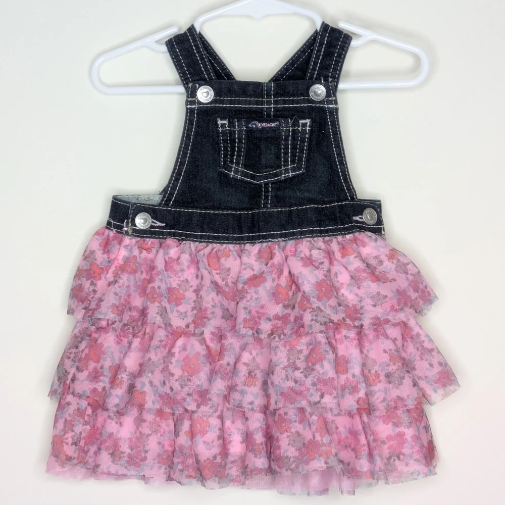 Jordache Flower Tutu Jumper Overall 18m